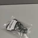 Small Binder Rings 1/2 inch, Book Rings 50pc, Flash Card Rings, Rings for Index Cards, Black Loose Leaf Binder Rings, Paper Rings Metal, Ring Clips, Book Binder Rings