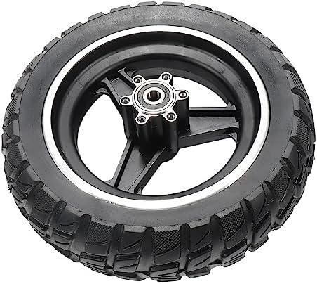 10x2.70-6.5 Solid Tire, 10 Inch Electric Scooter Solid Tire Puncture-Proof Tire Replacement for Evercross H5 70/65-6.5 Electric Scooter Super-Grip Replacement Wheel