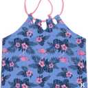 Hurley Girls Tankini 2-Piece Swimsuit (14, Atlantic Blue)
