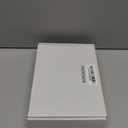 A6 Goat Genuine Leather Journal Notebook, Stalogy Rings Planner Pocket size Notebook with 30MM Binder Mini Agenda Diary (Milk White)