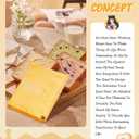 Kidcube for iPad 5th/6th Generation Case (2017/2018), for iPad Air 2 Case - Girls Teens Women Cute Cover with Stand & Strap Funny Kawaii Food Unique Design Trendy Novelty Boys for iPad 9.7 Inch Case