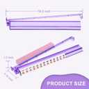 Mahjong Racks with Pushers 4PCS Set Majiang Tile Holder Acrylic Mahjong Racks Accessories and Gifts