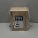 Yuanshikj Electronic Deluxe Digital Security Safe Box Key Keypad Lock Home Office Hotel Business Jewelry Gun Cash Use Storage money (OCHRE YELLOW)