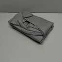 Amazon Basics Lightweight Pleated Bed Skirt, Machine Washable, Wrinkle and Fade Resistant, Queen, Dark Grey