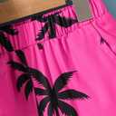 Cute Casual Outfits for Boys, Black Short Sleeve T-Shirt and Hawaiian Shorts Boys' Flamingo Print Clothing Sets (Black) Black, 5T