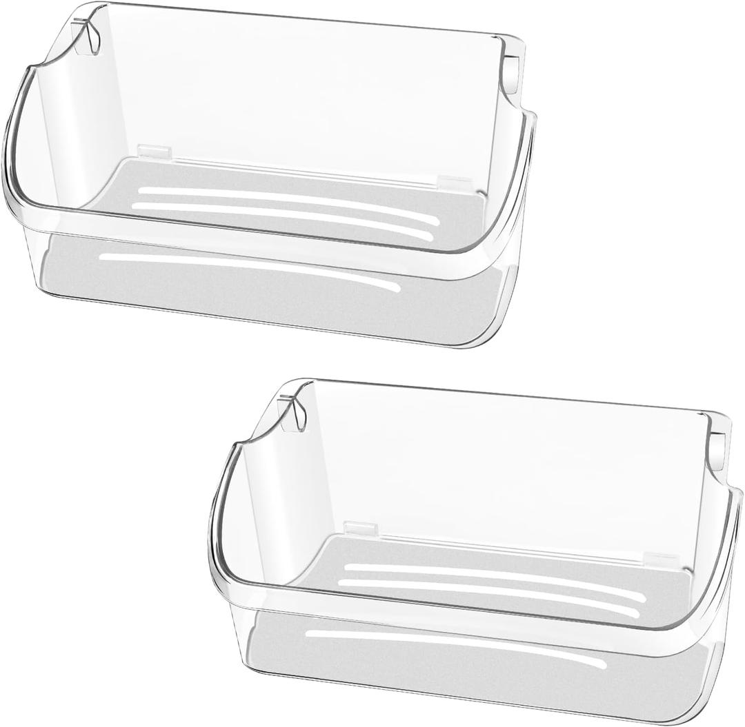 [2 PACK] AMI PARTS 240324502 Refrigerator Door Bin Shelf Compatible with cro-sley, frigi-daire, ken-more Replace 844402,AP2549806,PS429767,EAP429767