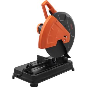 VEVOR Abrasive Chop Saw, 14in / 35cm Blade, 2300W 3600RPM Steel Cutting Machine, 0-45Degrees Adjustable Angle Miter Saw for Cutting Metal, Rebar, Iron, Aluminum - Black