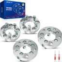KAX 5x114.3 to 5x100 Wheel Adapters,1 inch 5 Lug Centric Wheel Adapters (Changes Bolt Pattern) fit for Ranger, S2000, Grand Voyager, Prowler, Voyager, Vision with M12x1.5 Studs 73.1mm Hub Bore,4pcs