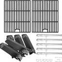 Grill Replacement Parts for Nexgrill 5 Burner 720-0888S, Grill Grate, Grill Burner and Heat Plates for Nexgrill Replacement Parts 5 Burner 720-0888S, Parts for Nexgrill 720-0888S Replacement Parts