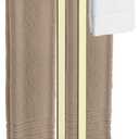 KES Brushed Gold Standing Towel Rack, 37"H, Heavy Marble Base, Bathroom