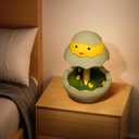 Tabletop Water Fountain for Kids Egg and Chick Themed Raindrop Indoor Fountain Children Humidifier for Desk Water Fountain Diffuser for Relaxation Humidification Meditation(Egg)