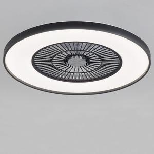24" Low Profile Ceiling Fans with Lights,Smart RGB Ceiling Fan with Alexa/Google Assistant/Tuya APP Control, Flush Mount Enclosed Bladeless Ceiling Fan with Light for Kids Bedroom/Living Room