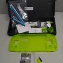 eXtremeRate Replacement Full Set Housing Shell with Buttons for Steam Deck OLED Handheld Console, Custom DIY Clear Lime Green Faceplate Back Plate Trackpad Case for Steam Deck OLED Console