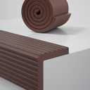 Extra Wide Thick Edge Protectors for Baby, Pre-Taped 6.56ft Foam Guard
7.9''W Corner Protector, 0.79'' Thick Soft Rubber Foam Padding for Fireplace Table Stair Wall, Waterproof, Dark Coffee