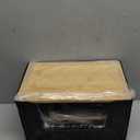 Orapoke 2 Pack Trash Bag Holder with Bamboo Cover, Metal Garbage Bag Dispenser for Kitchen Organization and Storage, Stackable Trash Bags Dispenser Under Sink Organizer Fit 13/30 Gallon Roll, Black