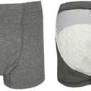 1 Pair Washable Urinary Incontinence Underwear for Men, Breathable Cotton Adult Leakproof Underwear Boxer, Reusable Incontinence Protective Briefs for Light Leaks (US X-Large = Asian Size Tag LL)