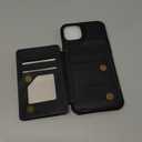 Vinich for iPhone 14 Plus Wallet Case with Card Holder, RFID Blocking Credit Slots Kickstand Shockproof Phone Cover Fit for iPhone 14 Plus 6.7" Black