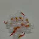 Watayo 16 Pieces Christmas Booze Balls-Xmas Fillable Booze Tree Ornaments-Clear Plastic Xmas Ornaments Booze Ball for Xmas Home Holiday Wedding Party Decoration (Bulb-16pcs)