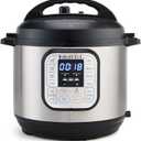 Instant Pot Duo 7-in-1 Electric Pressure Cooker, Slow Cooker, Rice, Steamer, Saut, Yogurt Maker, Warmer & Sterilizer, Includes App With Over 800 Recipes, Stainless Steel, 6 Quart