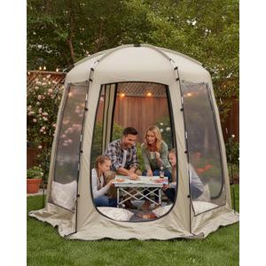 Abahub 3-5 People Clear Bubble Tent, Winter Weatherproof Sports Tent with Sealed Floor, Portable Outdoor Dome Tent with Carrying Bag for Sports Games, Camping, Fishing, Cheering, 96.8"L x 96.8"W x 74.8"H