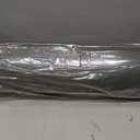 ForPro Full Round Bolster Pillow, Cool Grey, Oil and Stain-Resistant, for Massage and Yoga, 6 R x 26 L