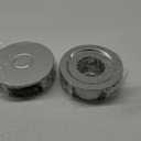 QWORK Tea Kettle Warmer, 2 Pack Brushed Stainless Steel Tea Kettle, Hollow Frame, with Tea Candle Holder, Fits Most Teapots, Silver