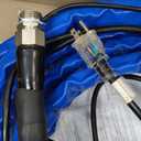 Camco 25-Ft Heated Water Hose for RV - Water Line Freeze Protection Down to -20F/-28C - Features Energy-Saving Thermostat & Includes Adapter for Connection to Either End of Hose (22911)