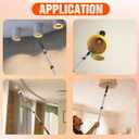 LAANPOLE 26FT Reach Light Bulb Changer for High Ceilings, Light Bulb Changer with Baskets, Suction Cup and Disc for Recessed Lights with 5-20FT Telescoping Extension Pole