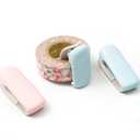 Washi Tape Cutter Set of 5, Mini Tape Dispenser, Portable Masking Tape Cutting Tool, Cute Washi Cutter Clip for Home Office School (Random Color)