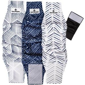 Pet Parents Washable Belly Bands for Male Dogs (3pack) + Extendrs of Durable Dog Diapers Male, Premium Male Dog Diapers & Dog Wraps (X-Small, Kahuna)