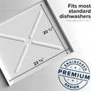 Camco Dishwasher Drain Pan - Measures 24 x 20-1/2 OD - Protects Floors, Cabinets, Walls & Features Front Opening for Easy Leak Detection - Crafted of Heavy-Duty Polymer - 24 x 20-1/2 (20600)