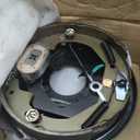 VEVOR Electric Trailer Brake Assembly, 10" x 2-1/4", 2 Pairs Self-Adjusting Electric Brakes Kit for 3500 lbs Axle, 4-Hole Mounting, Backing Plates for Brake System Part Replacement (2 Right + 2 Left)