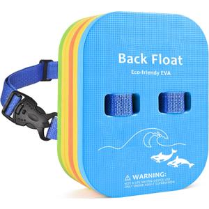 Swim Belt Back Float with Secure Clip Buckle Adujustable Swim Board for Boys & Girls Safety Swimming Bubble with 3 Layers Swim Floaties for Swimming Beginners Pool Swim Trainer