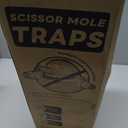 Mole Trap Scissor 2 Pack, Upgraded Mole Traps for Lawns that Kill Best, Galvanized Steel Mole Killer, Easy Step Setup
