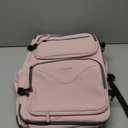 Taygeer 18 x 14 x 8 Inches Personal Item Bag, Travel Personal Item Bag with Water Bottle Pocket & Shoe Pouch, TSA Approved Under Seat Carry on Backpack Fits 15.6 inch Laptop for Women Airplanes, Pink