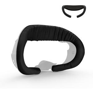 UPOK Ice Silk Face Pad Cushion Compatible with AMVR Facial Interface - Breathable Facial Pad Replacement Comfort Accessories for Meta/Oculus Quest 3 (Black, 0.63 inch)