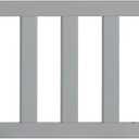 Oxford Baby Emerson Crib to Toddler Bed Guard Rail Conversion Kit, Dove Gray, GreenGuard Gold Certified, 0.88 Inch X 18.50 Inch X 11.63 Inch