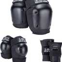 187 Killer Pads Six Pack Pad Set, Elbow Pads, Knee Pads, and Wrist Guard (Black)