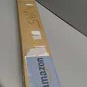 DEZ FURNISHINGS Cordless 2" Flat Slat Venetian Blind, 34.5" W x 60" H, White