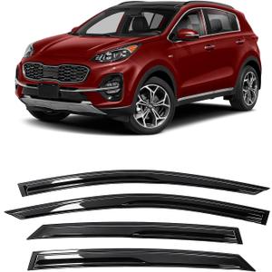 Window Visors Out-Channel Rain Guards for Kia Sportage 2017-2022
