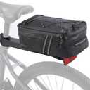 Rear Bike Rack,Bike Cargo Rack,Aluminum Alloy,Large Size Reflective,Full - Enclosed Integrated Chuck,Universal