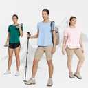 Baleaf Women's Short Sleeve T Shirts Tops Running Shirts Sun Protection | Lightweight; Breathable; Sun Protection; UPF 50+; Perfect For Hiking, Fishing, Golf, Camping, or Everyday Wear (Green, XS)
