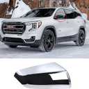 Right Passenger Side Exterior Mirror Cap Cover Rearview Mirror Cover Trim Fit for 2018 2019 2020 2021 2022 2023 Chevrolet Equinox & GMC Terrain Replace 23406416, Chrome 
