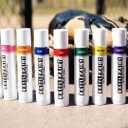 3 x EyeBlack BattlePaint  Bright Colored Under Eye Black Grease for Pro Athletes and Super Fans  Baseball, Softball, Football  1 Stick  Blue