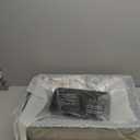 Stainless Steel Cat Litter Box with Lid, 180 Flip-Top XL Extra Large Enclosed Litter Box, Covered Metal High Sided Litter Pan with Steps & Scoop, Easy Cleaning, Odor Control,Non-Sticky-Black