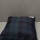 Green Red Blue Plaid Throw Pillow (18x18)