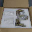 Modern Gold Ceramic Hardwired Wall Sconces Wall Lighting Set of 2 with Pull Chain Switch, Indoor Bedside Sofaside Wall Lamp Light Fixtures for Living Room Bedroom Kitchen Home Office Hallway