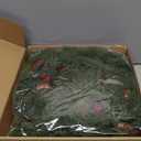 Extra Thick&Lush-9 Ft by 10 Inch Real Touch Norfolk Pine Garland,Christmas Garland Artificial Realistic Soft Thickness Greenery Pine Cypress Pinecones Garlands for Mantle Fireplace Home Indoor Outdoor