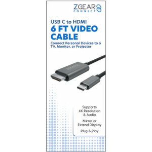 ZGear USB C to HDMI Video Cable