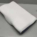 Derila Cervical Queen Size Pillow for Sleeping - Support Pillow for Side, Back, Stomach Sleepers - Contour Best Bed Pillows for Sleeping (1 Pillow | White)